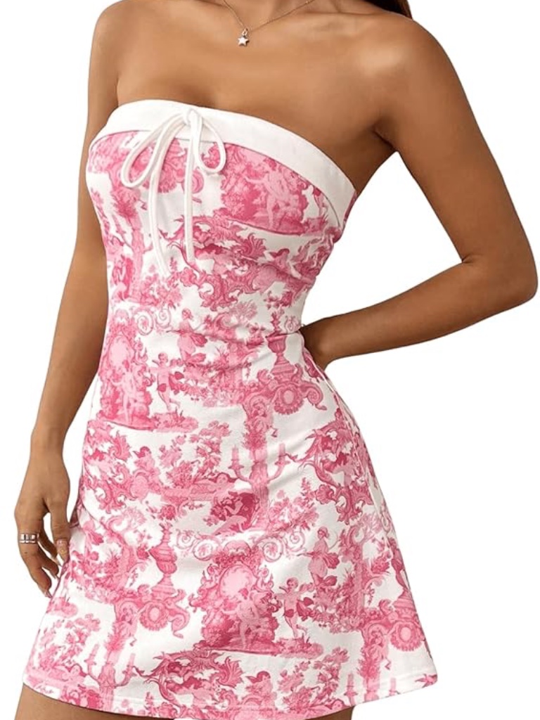 Nwt Soly Hux Pink/White Dress